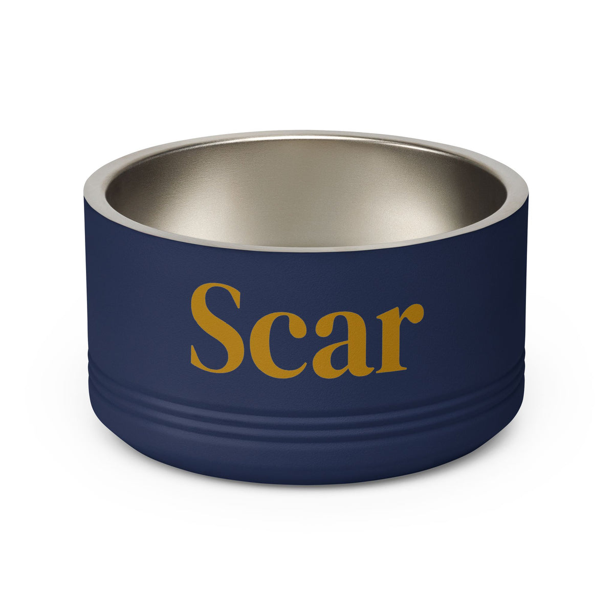 Personalized Dog Bowl — Signature Edition • Gold Text • DM Serif Display | TS2K Puppies