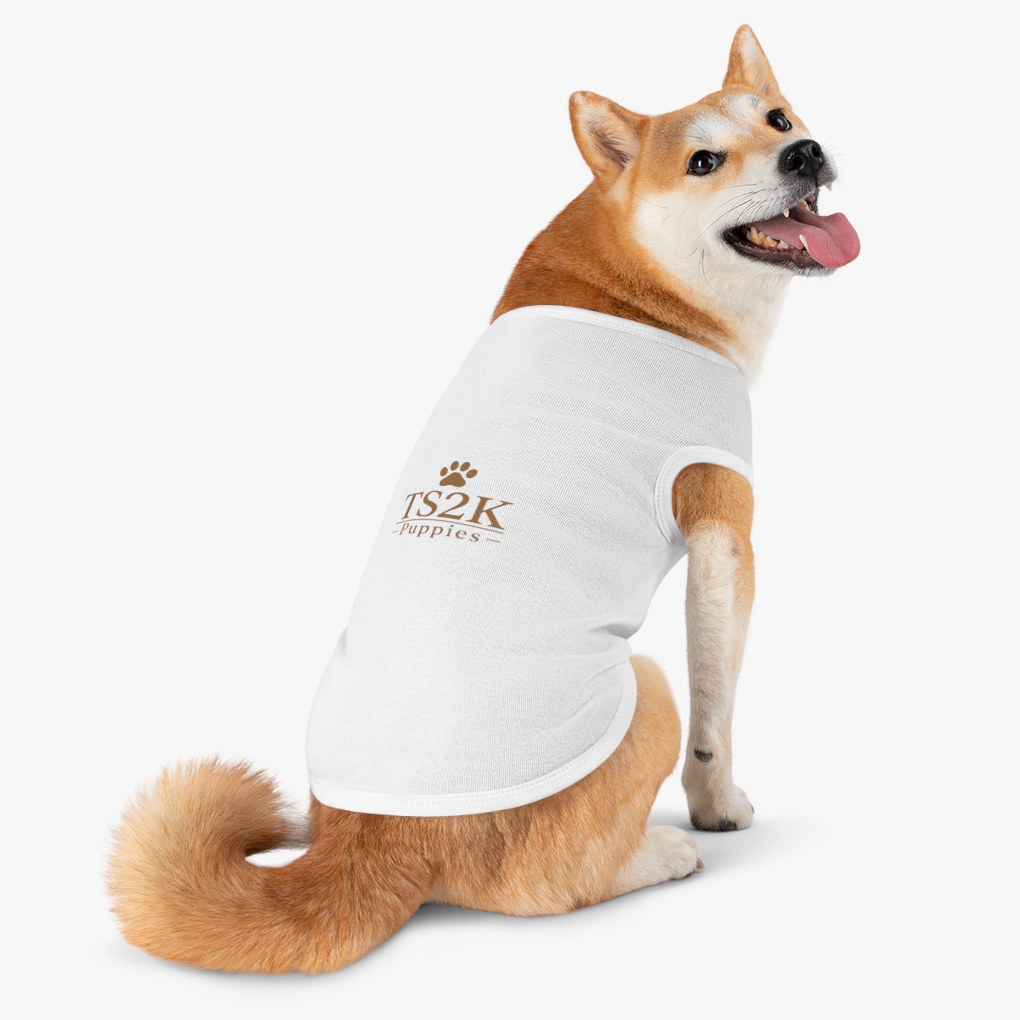 TS2K Puppies Paw Print Dog Tank Top