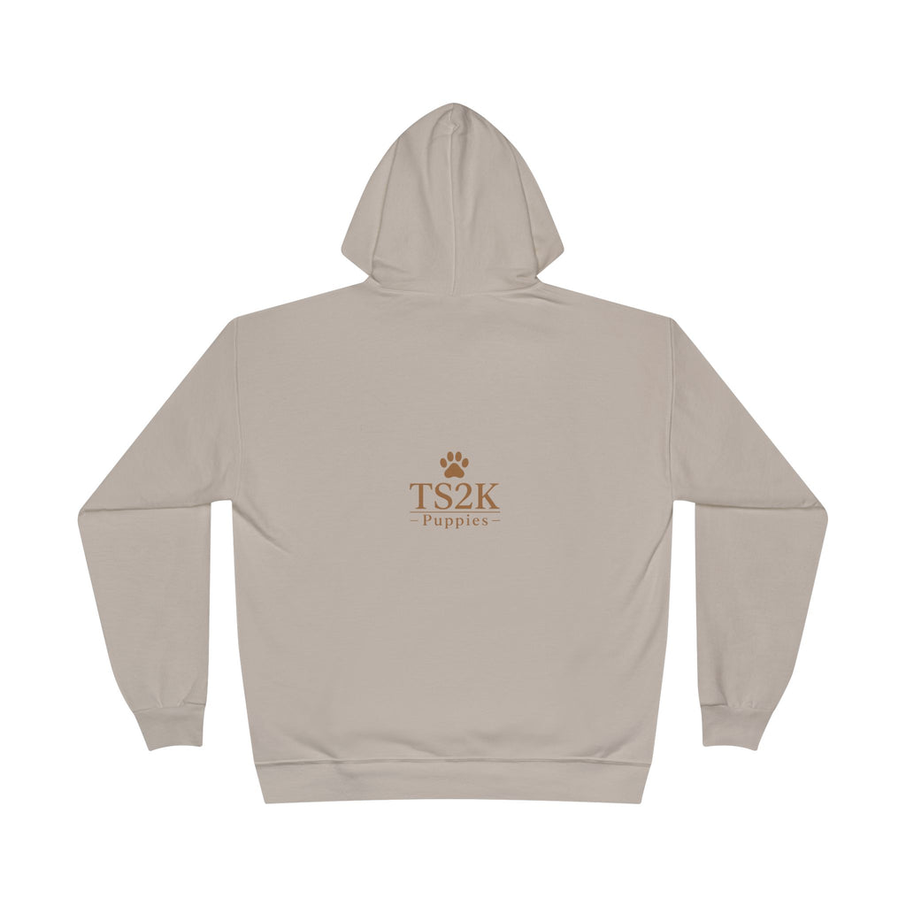 Paw Print Hoodie — "TS2K Puppies" Cute Puppy Paw Sweatshirt