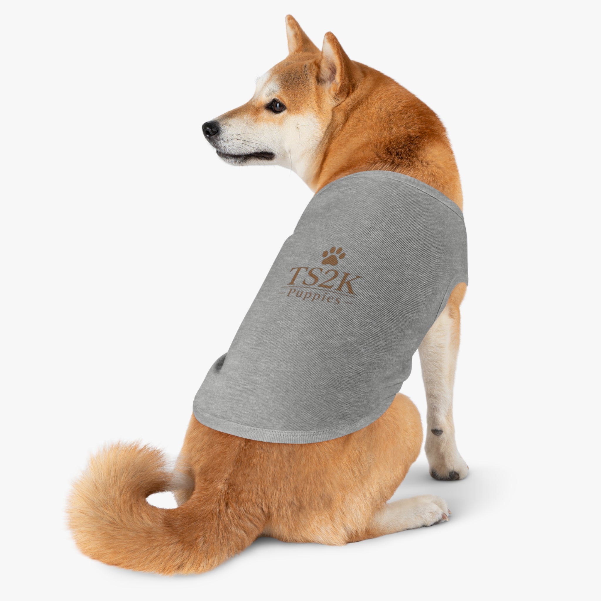 TS2K Puppies Paw Print Dog Tank Top