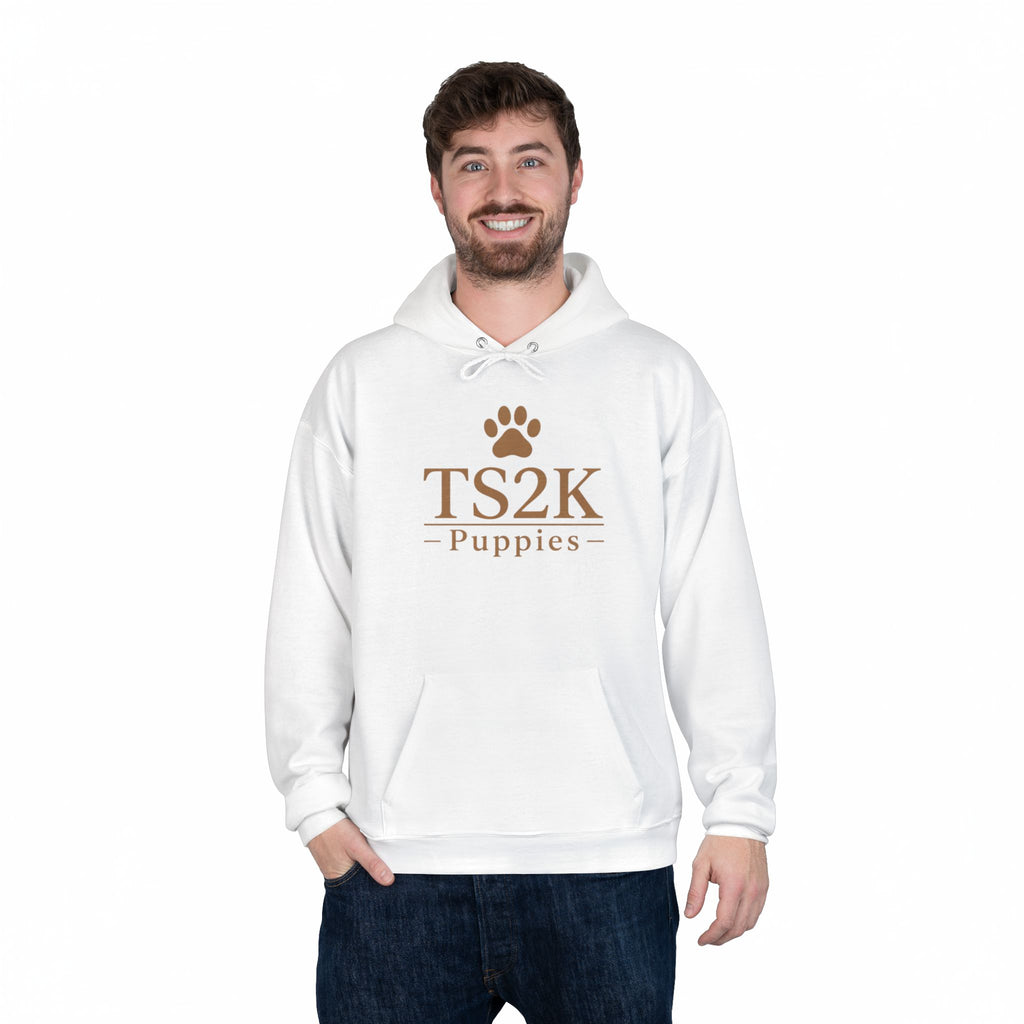 Paw Print Hoodie — "TS2K Puppies" Cute Puppy Paw Sweatshirt