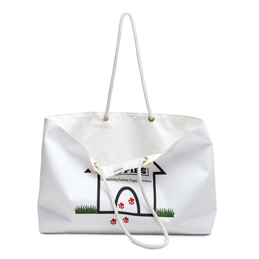 TS2K Puppies Wordmark Rope Handle Tote Bag