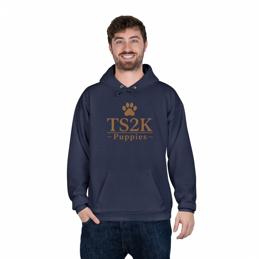 Paw Print Hoodie — "TS2K Puppies" Cute Puppy Paw Sweatshirt