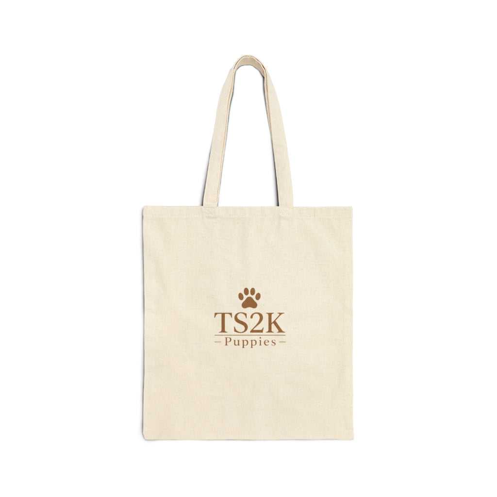 Canvas Tote Bag — TS2K Puppies Paw Logo Eco Shopper