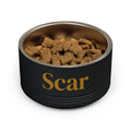 Personalized Dog Bowl — Signature Edition • Gold Text • DM Serif Display | TS2K Puppies