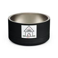Personalized Dog Bowl — Signature Edition • White Text • DM Serif Display | TS2K Puppies