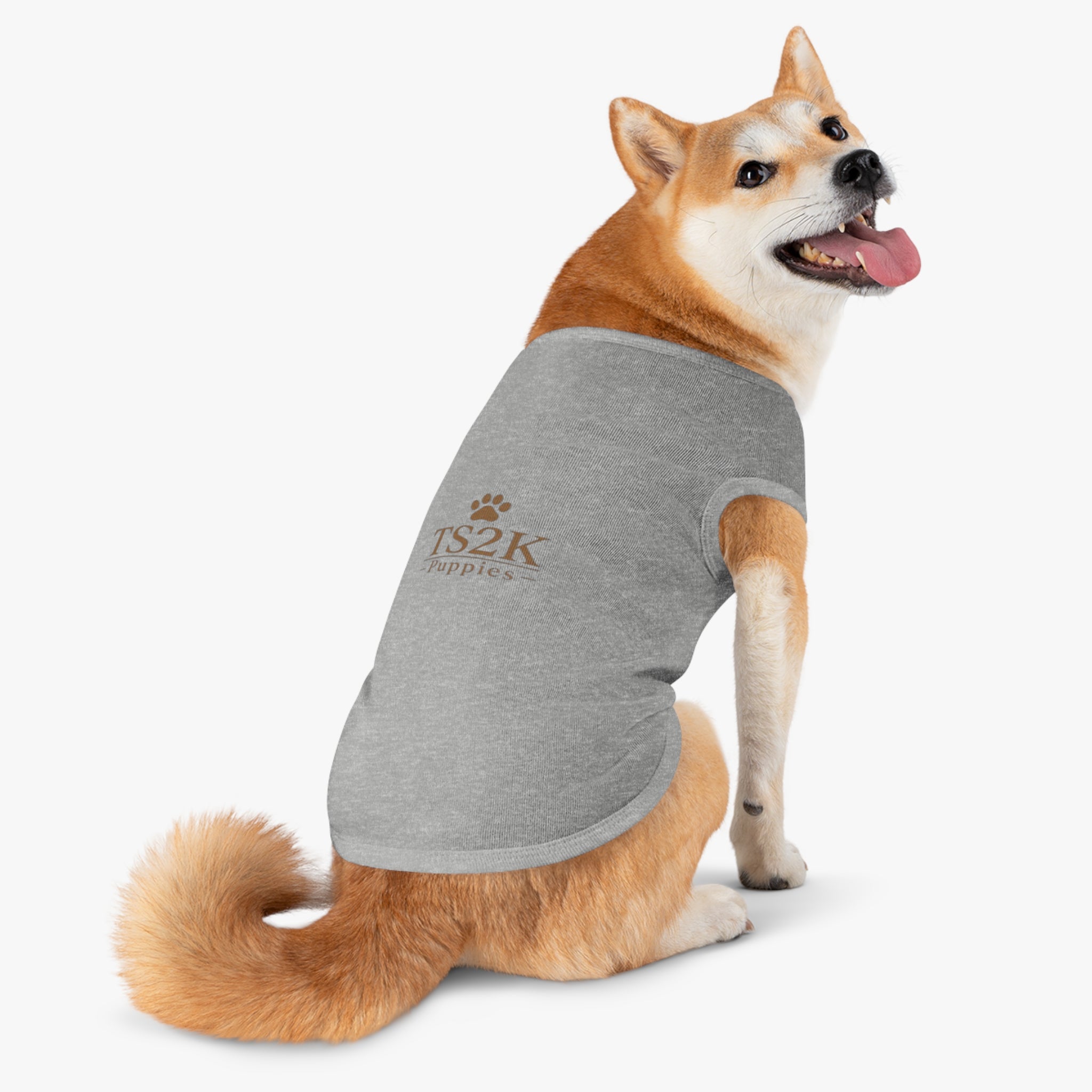 TS2K Puppies Paw Print Dog Tank Top