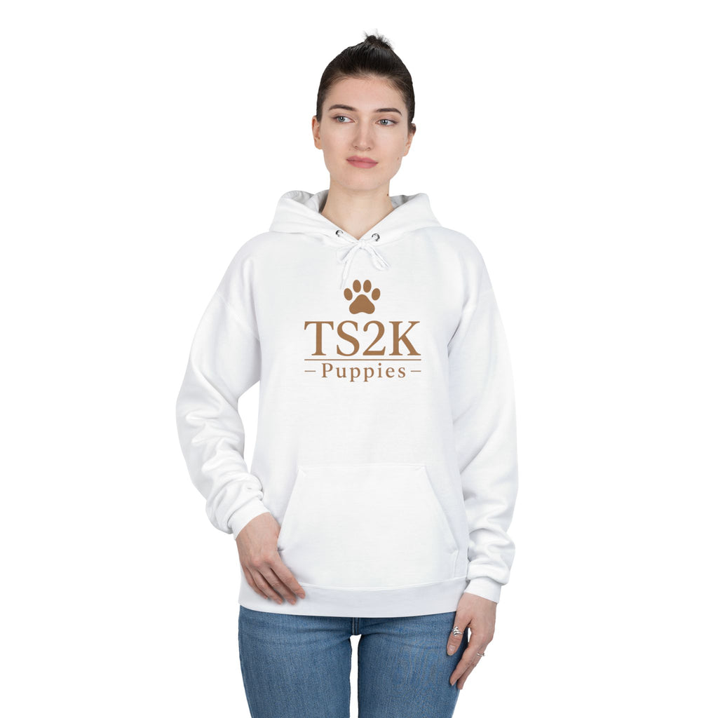 Paw Print Hoodie — "TS2K Puppies" Cute Puppy Paw Sweatshirt