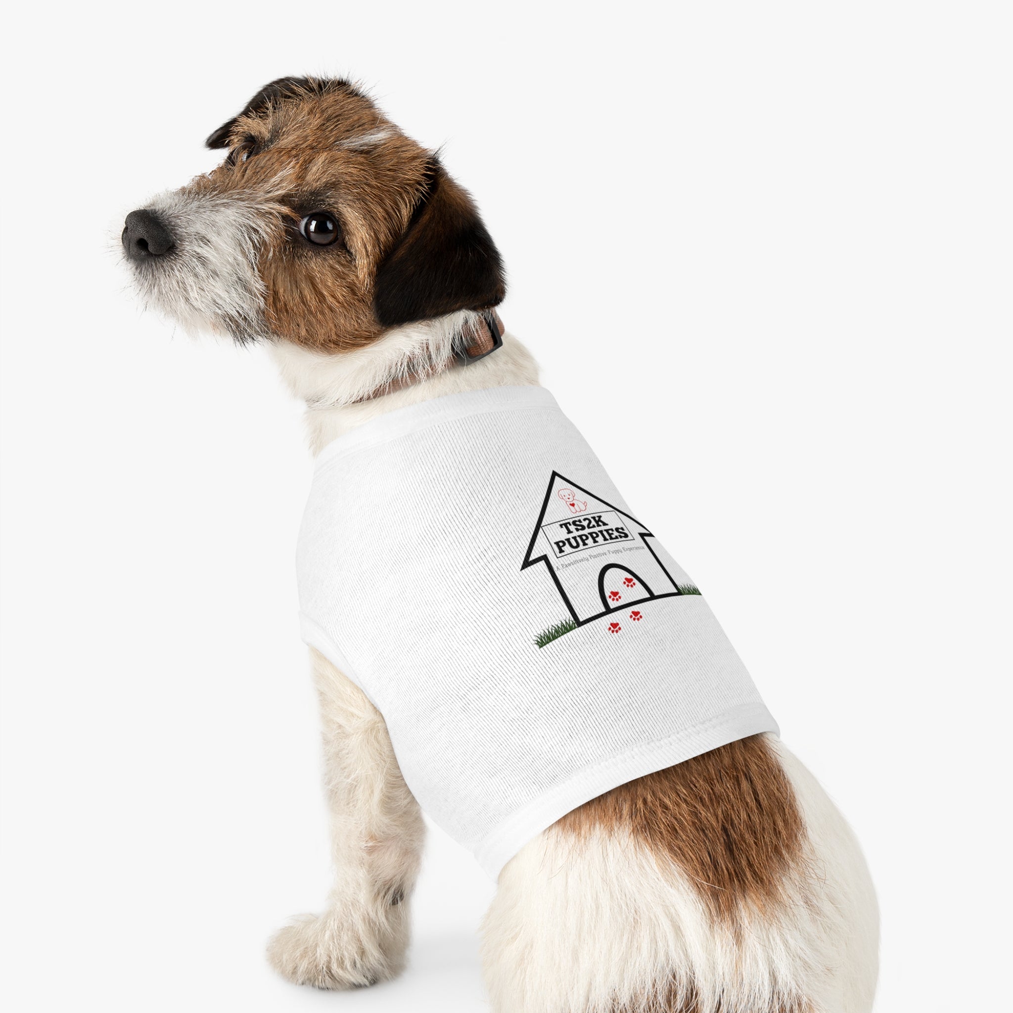 TS2K Puppies Wordmark Dog Tank Top