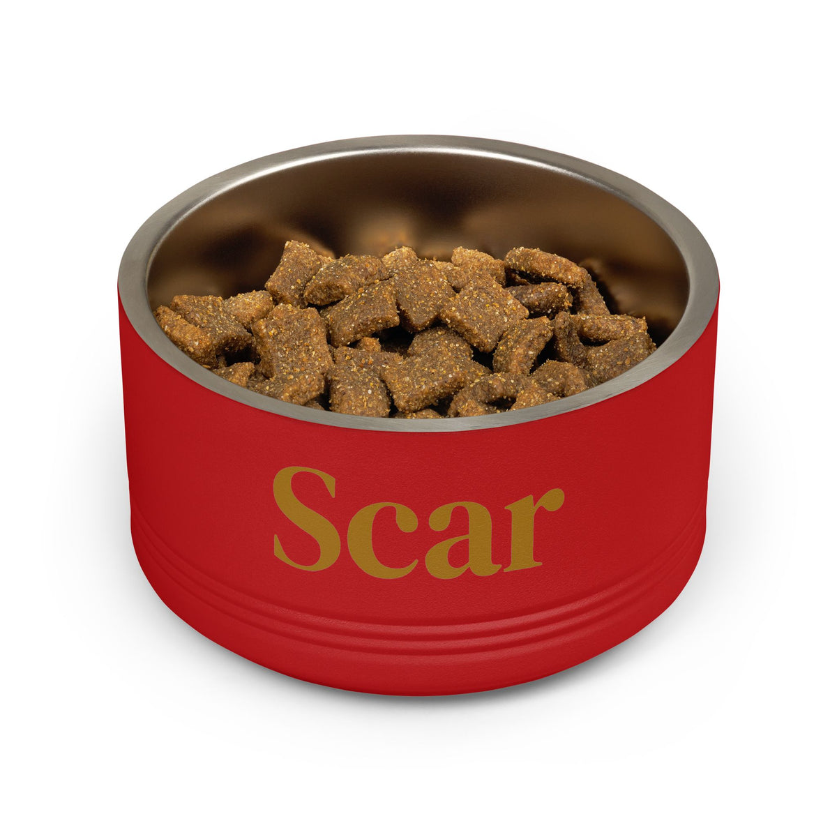 Personalized Dog Bowl — Signature Edition • Gold Text • DM Serif Display | TS2K Puppies