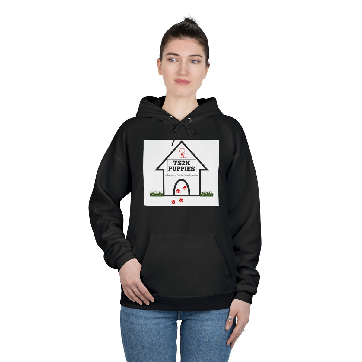 Puppy House Hoodie – 'TS2K Puppies' Cozy Pullover Sweatshirt