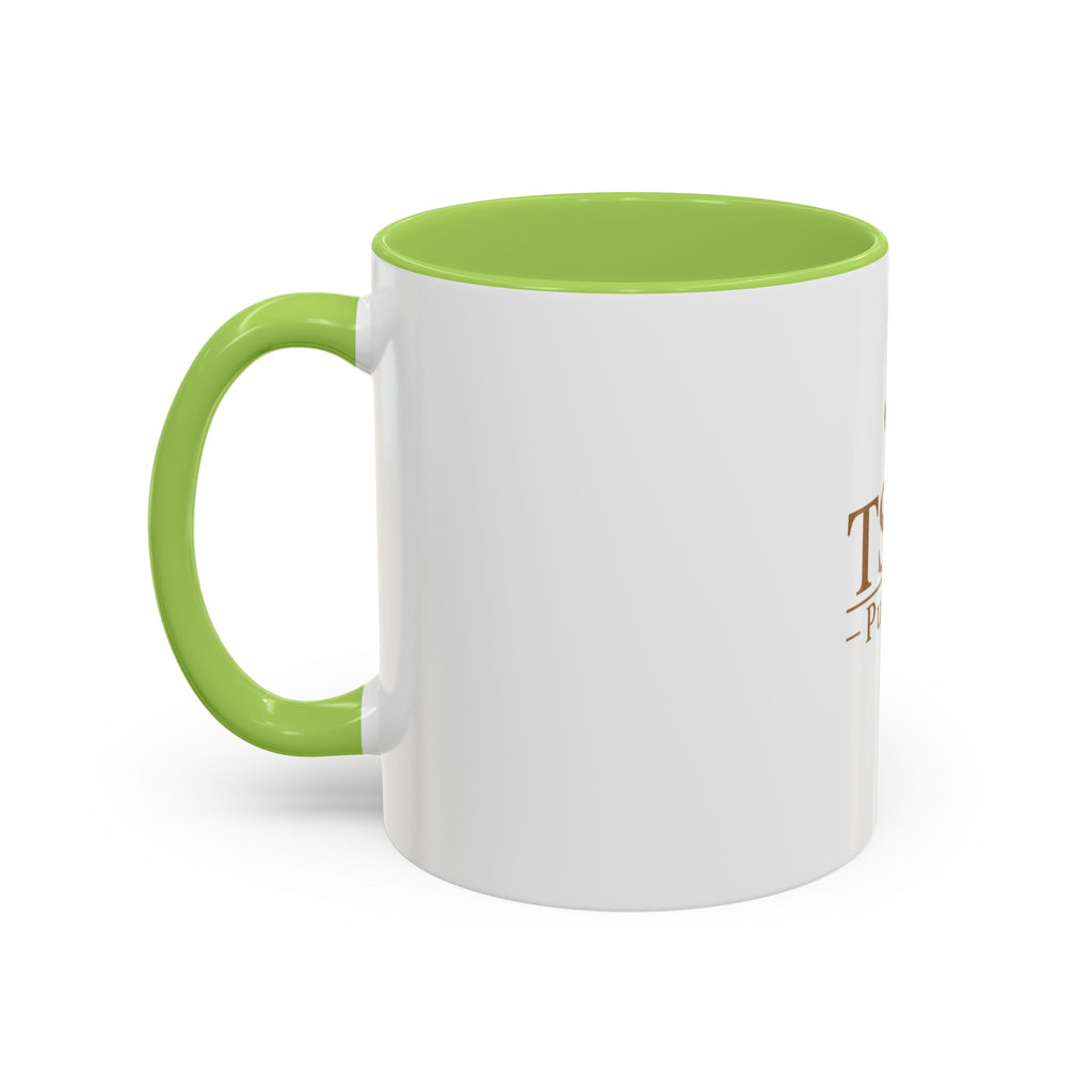 TS2K Puppies Paw Logo Accent Coffee Mug — Dog Rescue Support 11/15oz