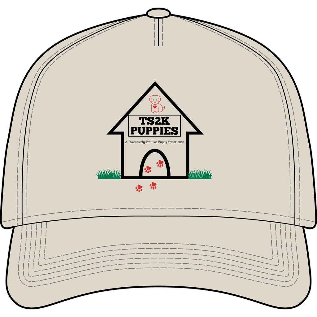 TS2K Puppies Dog House Cap - Embroidered Snapback Hat for Dog Lovers