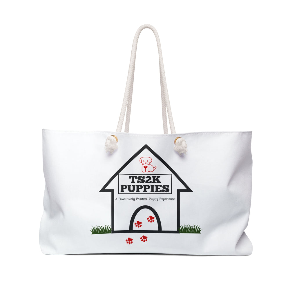 TS2K Puppies Wordmark Rope Handle Tote Bag