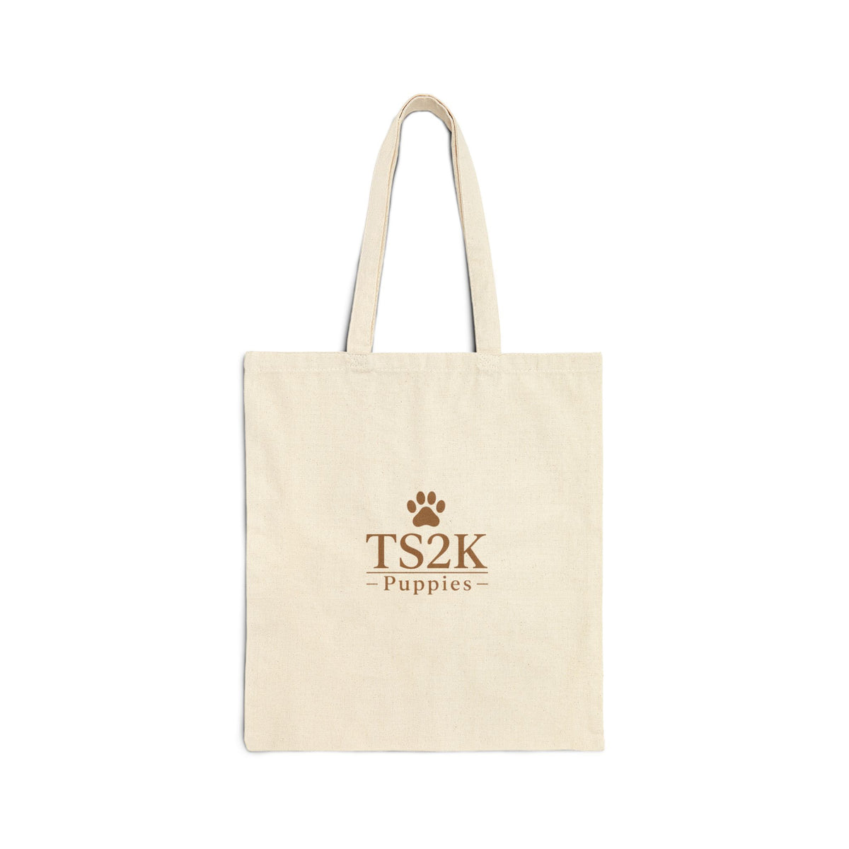 Canvas Tote Bag — TS2K Puppies Paw Logo Eco Shopper
