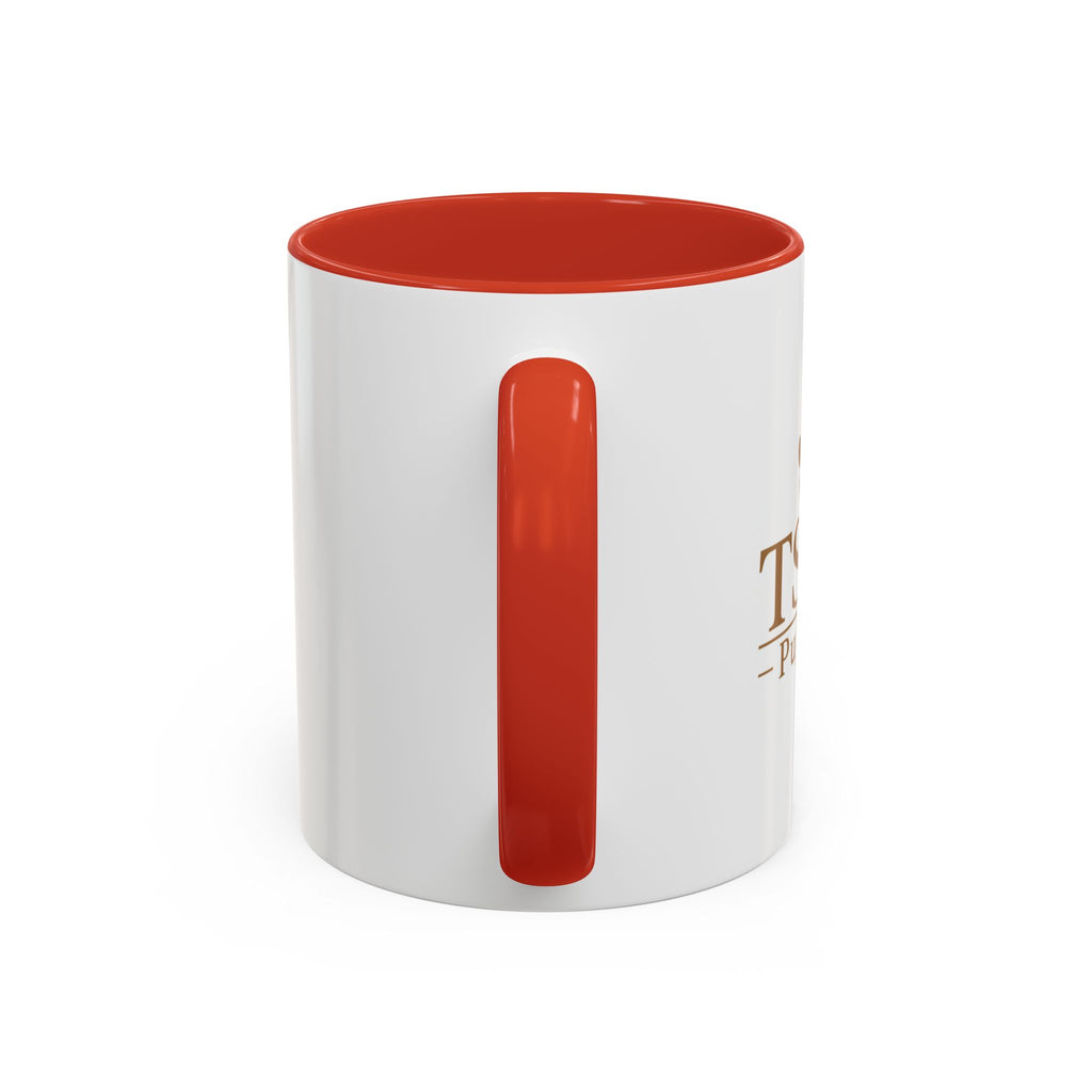 TS2K Puppies Paw Logo Accent Coffee Mug — Dog Rescue Support