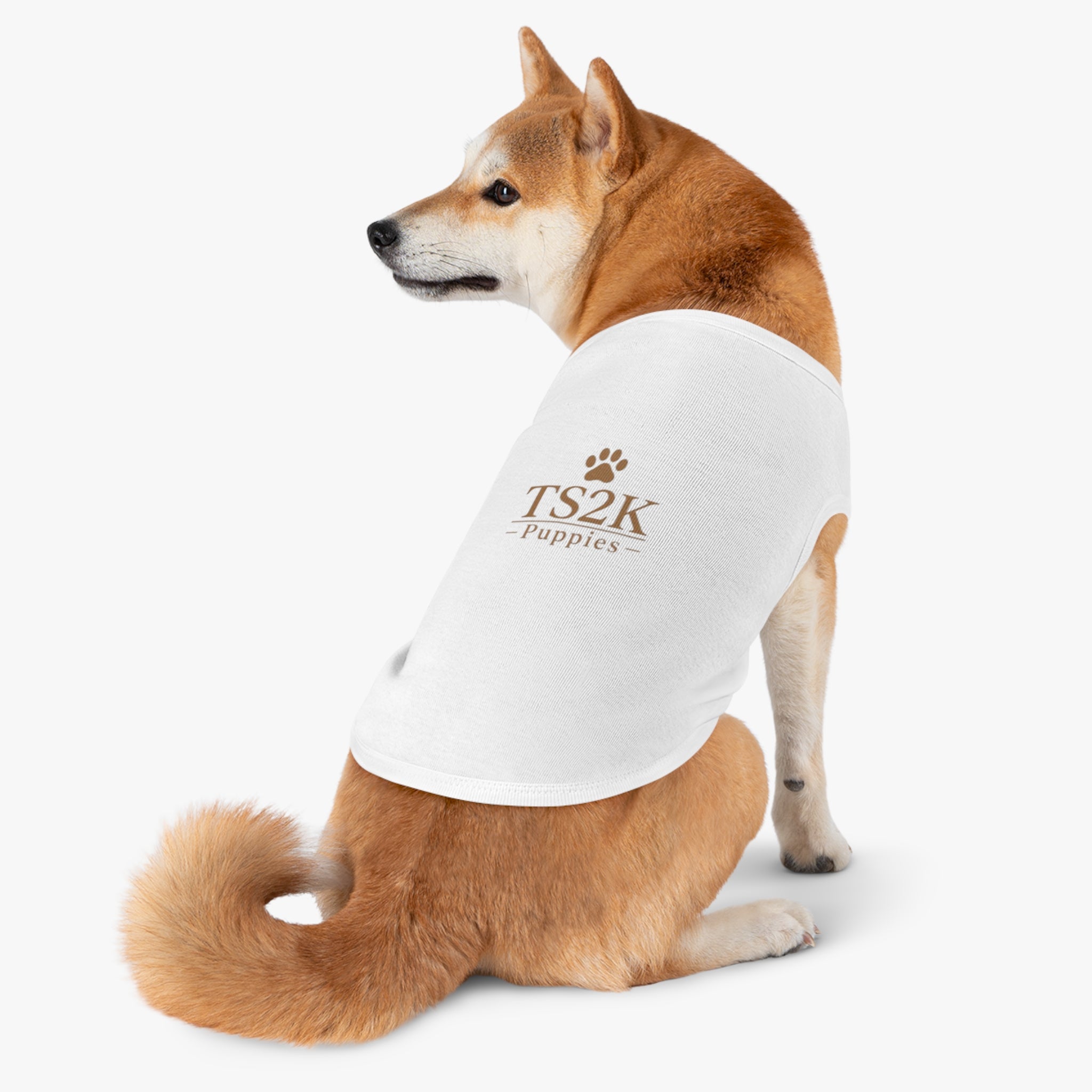 TS2K Puppies Paw Print Dog Tank Top