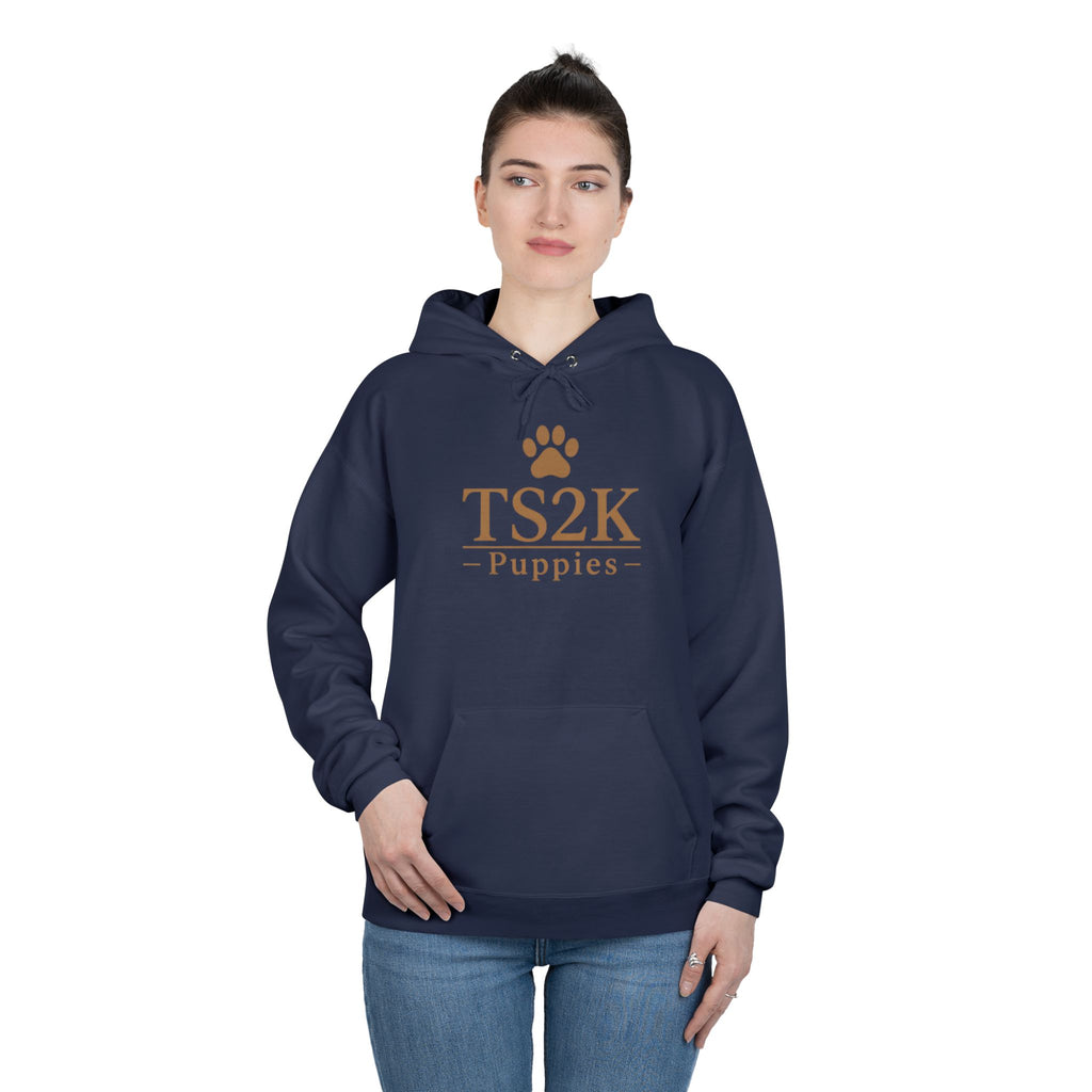 Paw Print Hoodie — "TS2K Puppies" Cute Puppy Paw Sweatshirt