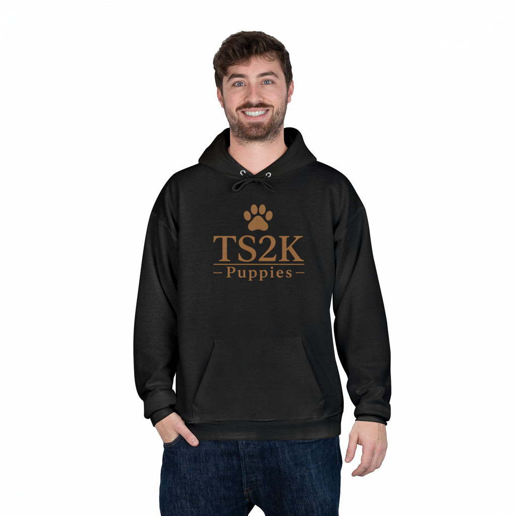 Paw Print Hoodie — "TS2K Puppies" Cute Puppy Paw Sweatshirt