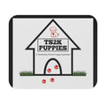 Mouse Pad — TS2K Puppies Logo Desk Mat (Cute Puppy Dog House Design)