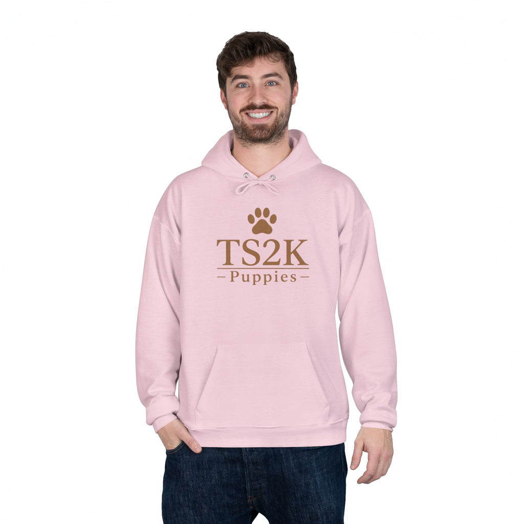 Paw Print Hoodie — "TS2K Puppies" Cute Puppy Paw Sweatshirt