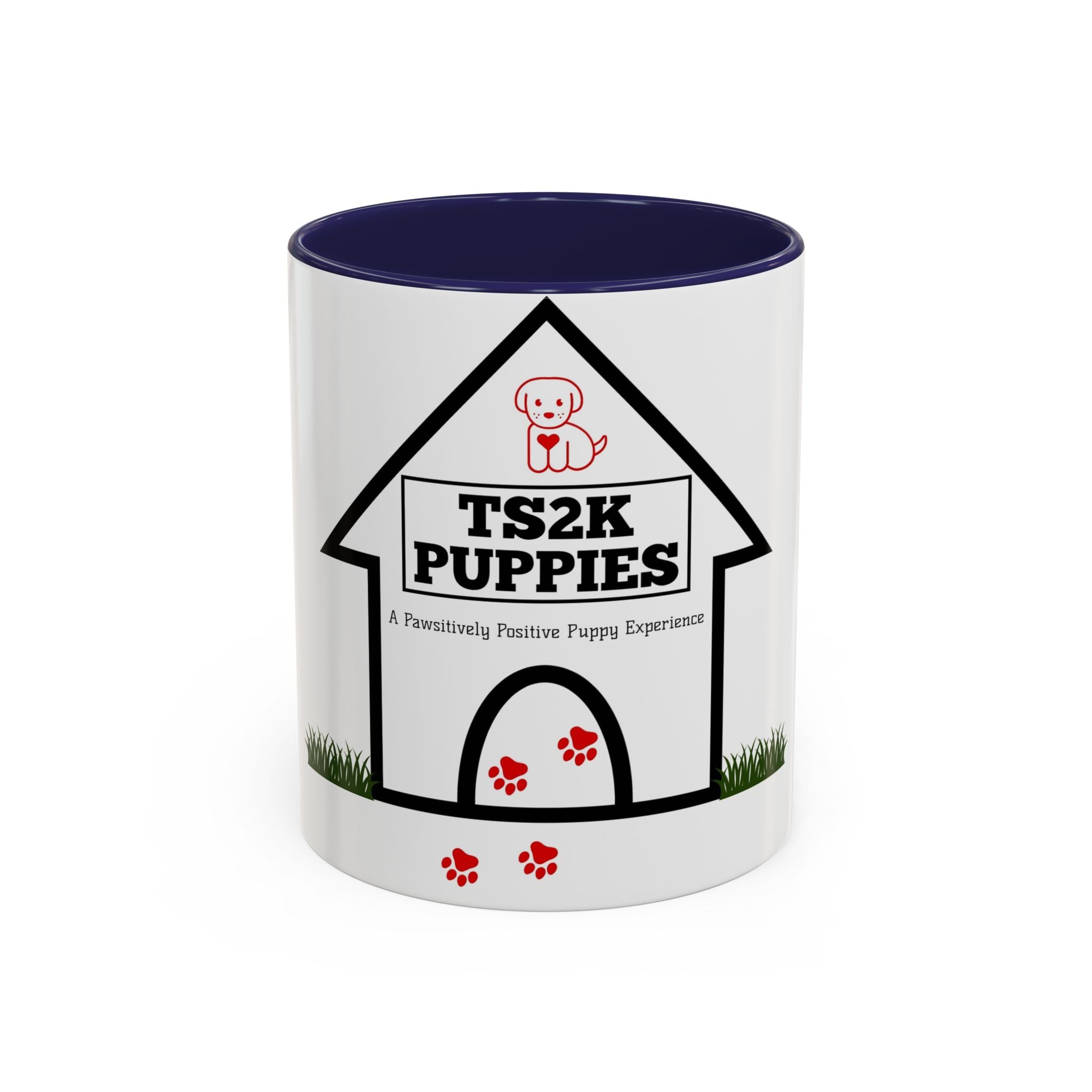 TS2K Puppies Paw Logo Accent Coffee Mug — Lifetime Puppy Support 11/15oz