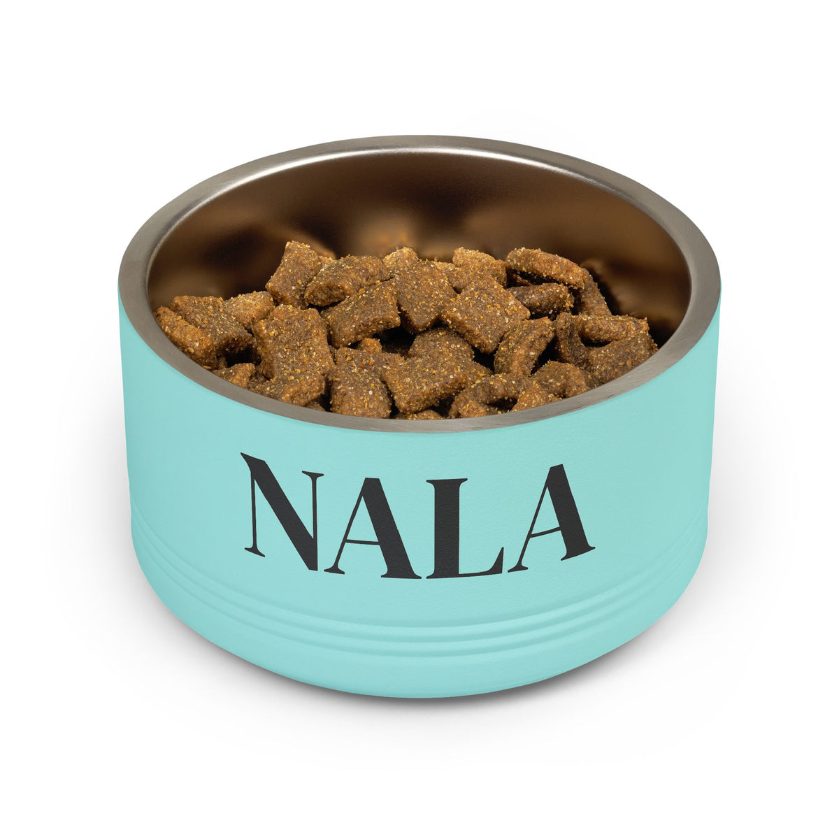 Personalized Dog Bowl — Signature Edition • Black Text • DM Serif Display | TS2K Puppies