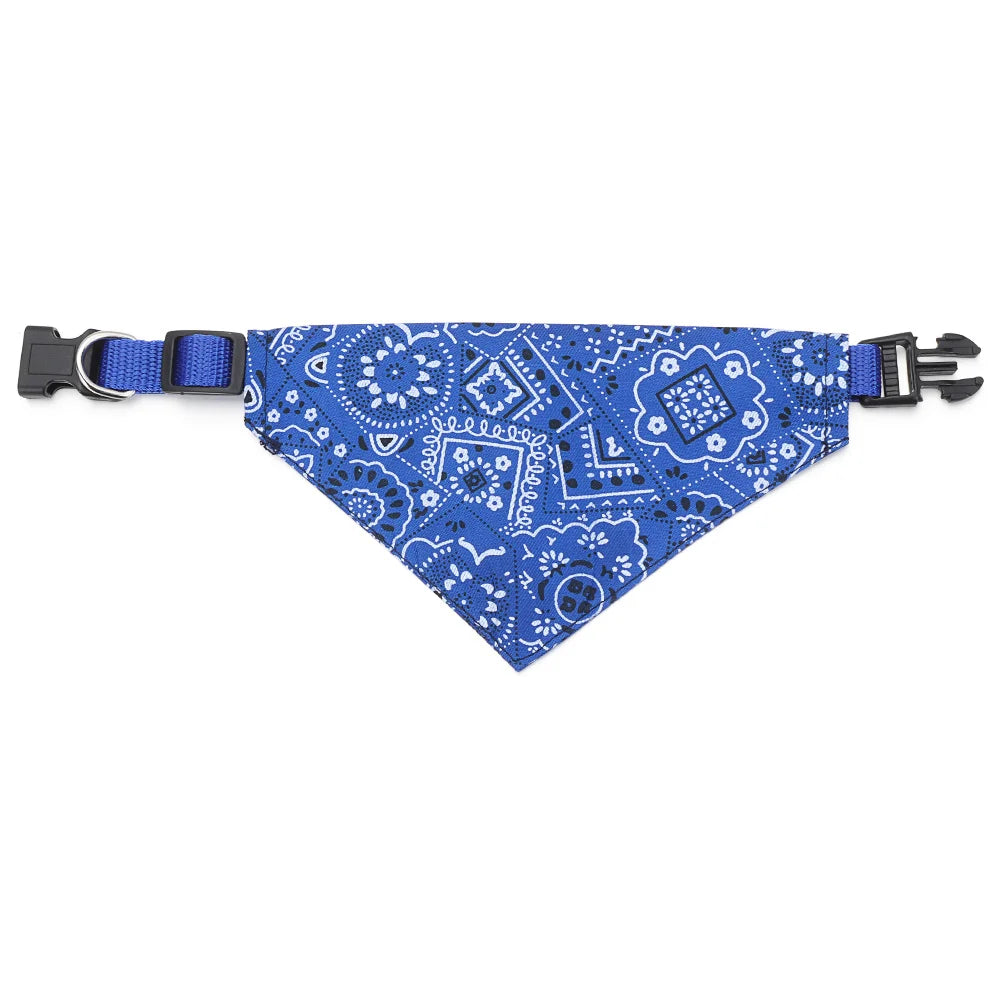 Pet Bandana Scarf — Adjustable Triangle Neckerchief for Dogs