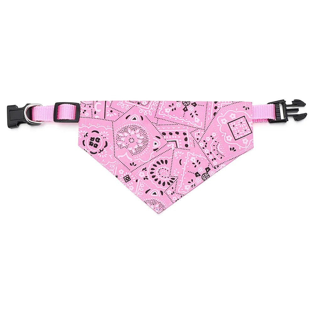 Pet Bandana Scarf — Adjustable Triangle Neckerchief for Dogs