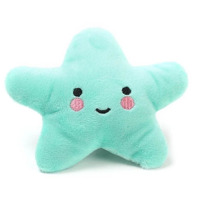 Plush Star Squeaky Dog Toy — Soft Chew & Play Toy for Puppies & Small Dogs | TS2K Puppies