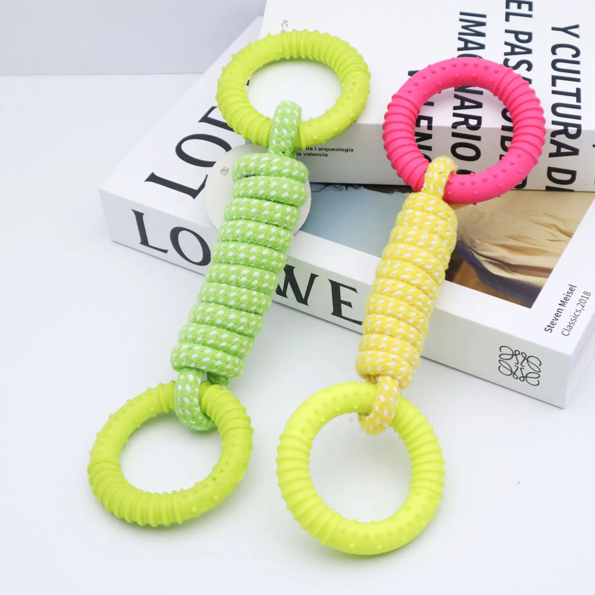 Cotton Rope Knot Dog Toy — Teeth Cleaning Chew & Tug Toy | TS2K Puppies