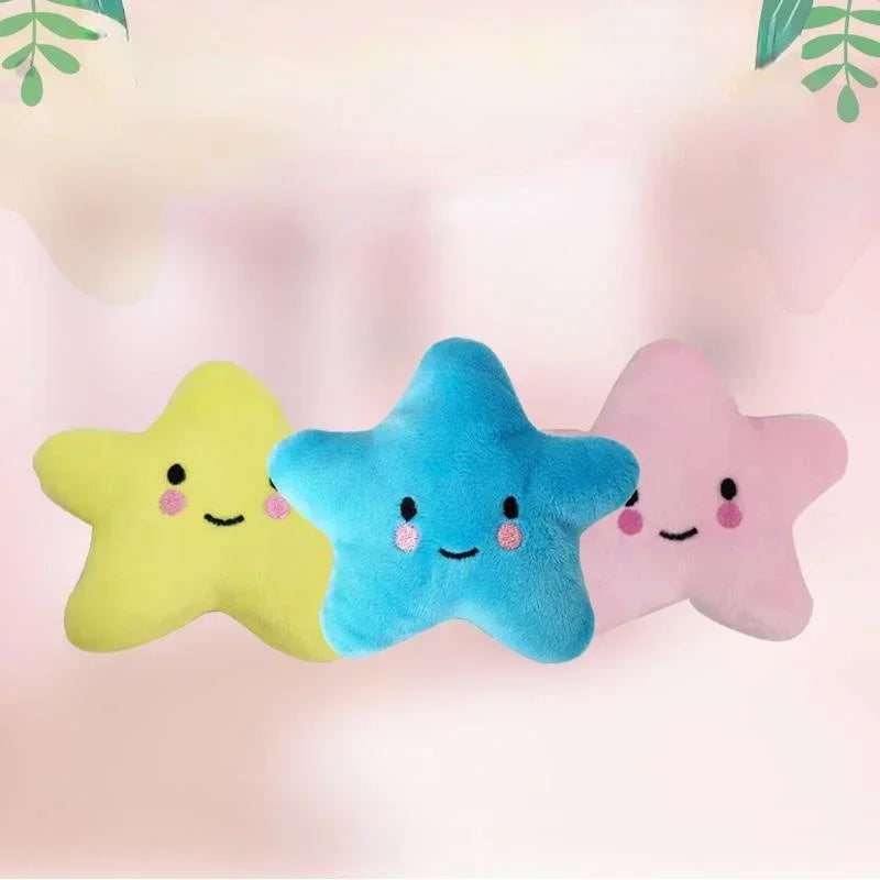Plush Star Squeaky Dog Toy — Soft Chew & Play Toy for Puppies & Small Dogs | TS2K Puppies