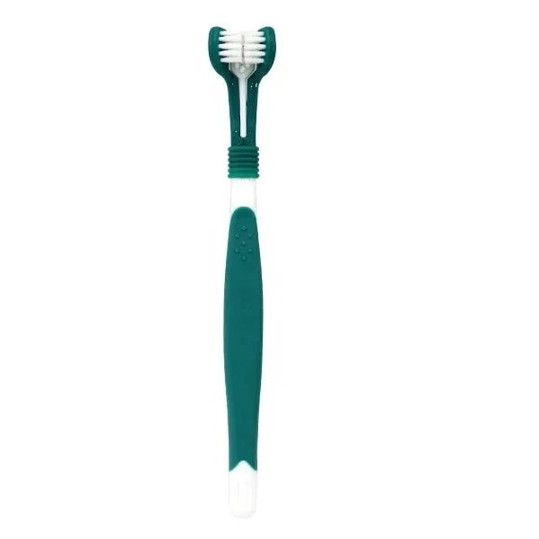 TS2K Puppies 3-Sided Dog Toothbrush