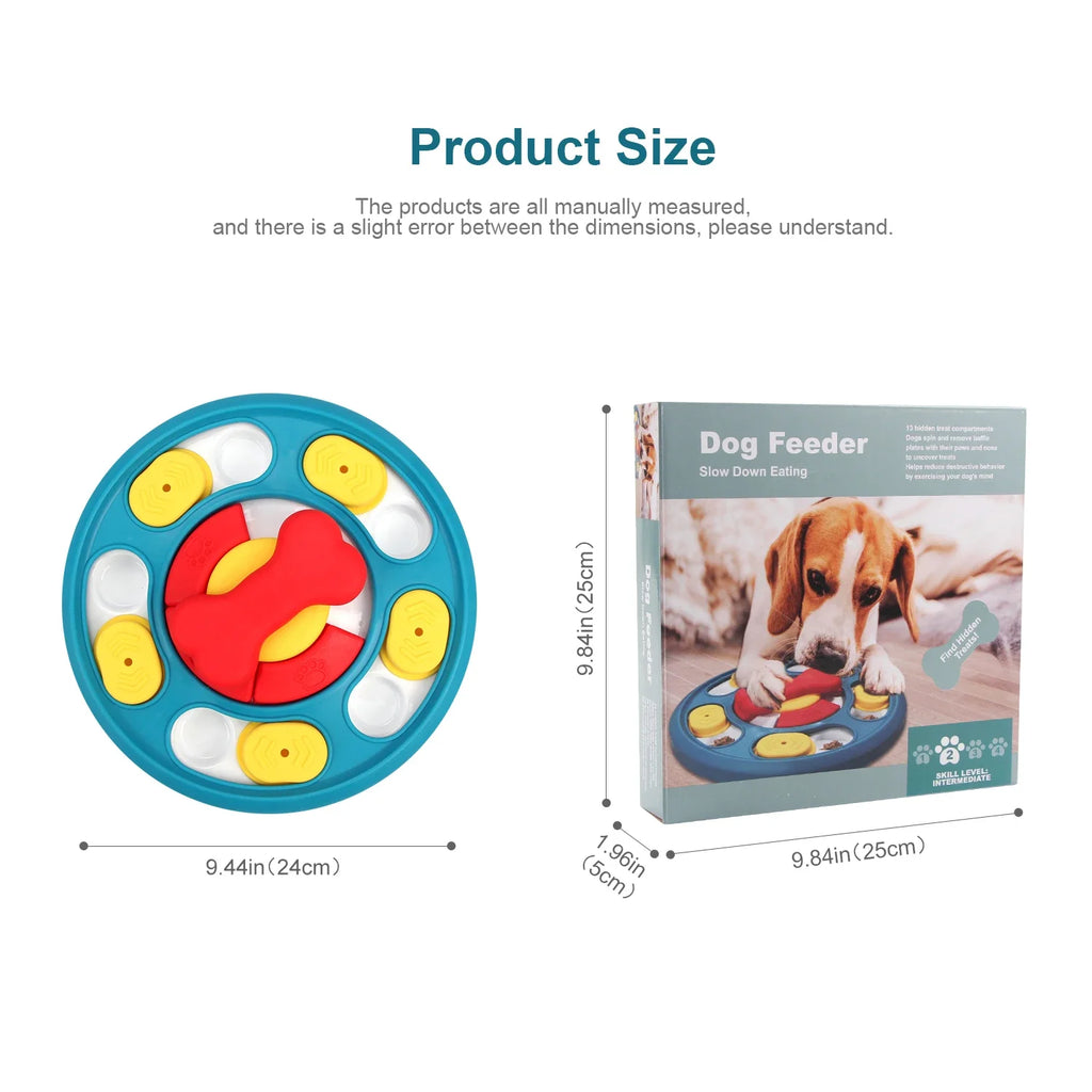 Dog Puzzle Slow Feeder — Interactive IQ Food Dispenser & Lick Mat | TS2K Puppies