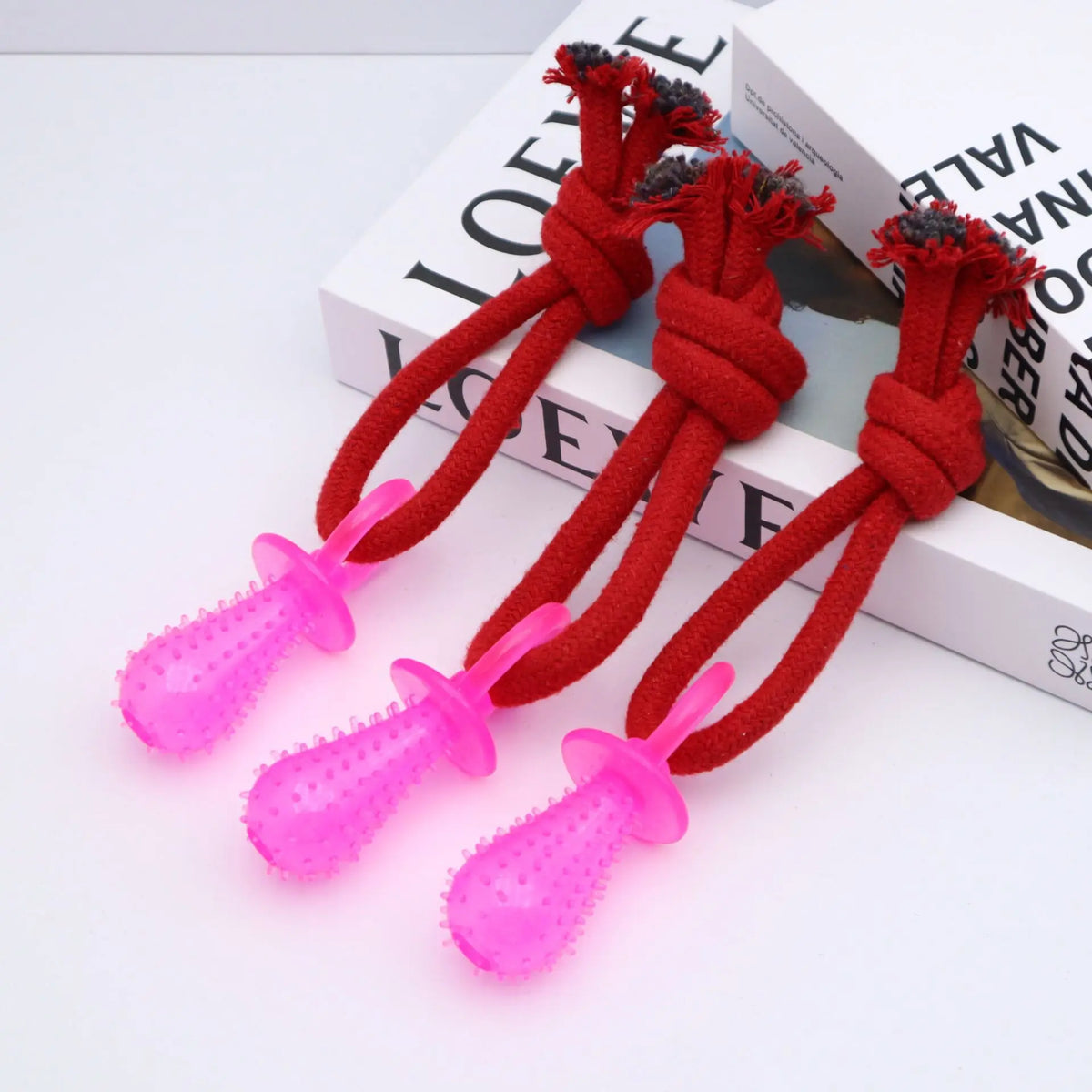 Cotton Rope Knot Dog Toy — Teeth Cleaning Chew & Tug Toy | TS2K Puppies