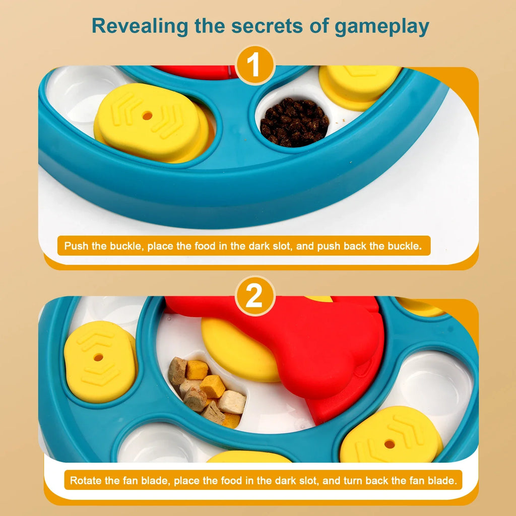 Dog Puzzle Slow Feeder — Interactive IQ Food Dispenser & Lick Mat | TS2K Puppies