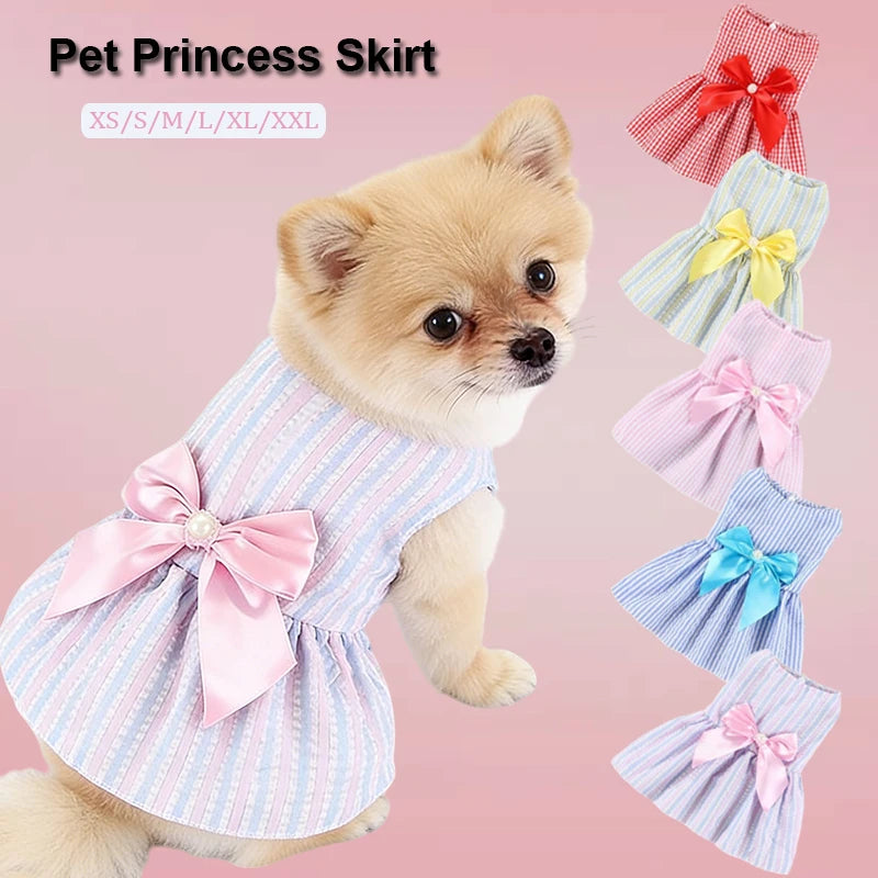 TS2K Puppies Flower Princess Dog Dress