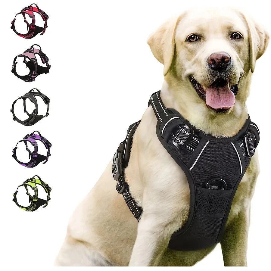No-Pull Step-In Dog Harness | Reflective & Adjustable