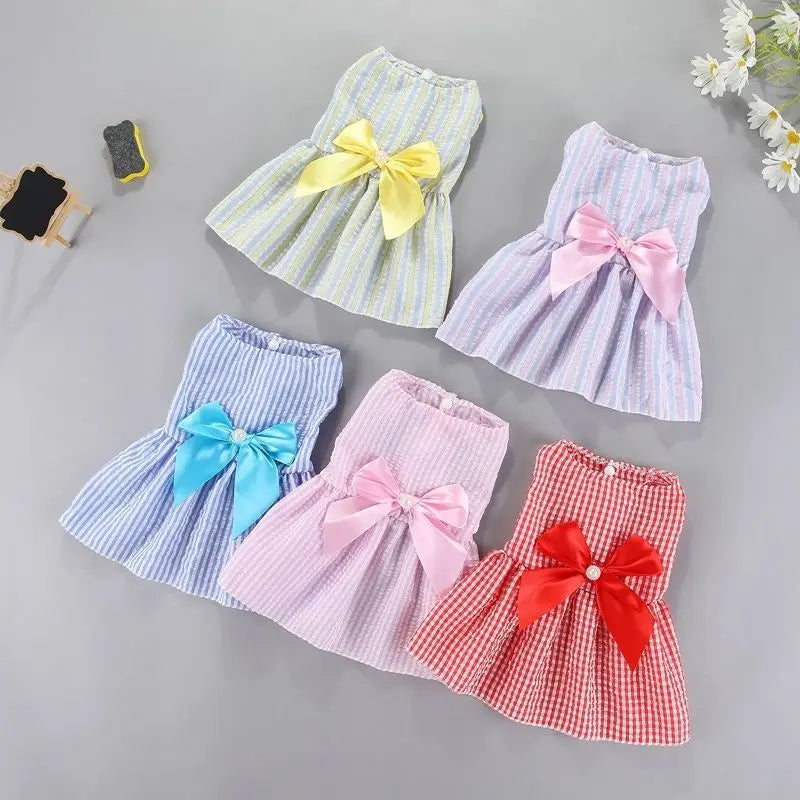 TS2K Puppies Flower Princess Dog Dress