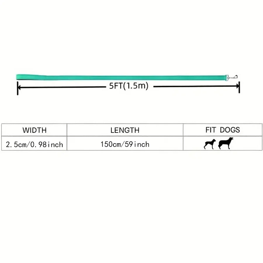 Reflective Dog Leash | Soft Padded Handle for Small & Medium Dogs
