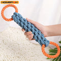 Double-Ring Cotton Rope Dog Toy — Durable Tug & Chew Toy for Medium to Large Dogs | TS2K Puppies