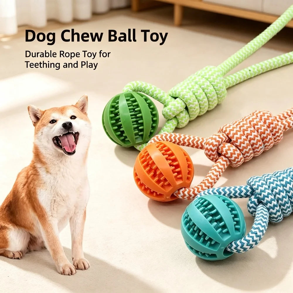 Rope Tug Toy for Dogs — 15" Teeth-Cleaning Chew & Tug-of-War Trainer | TS2K Puppies