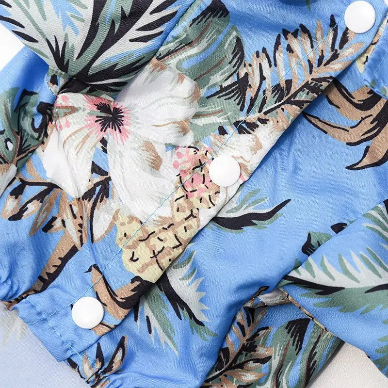 Hawaiian Dog Shirt — Summer Beach Style Pet Clothing for Dogs & Cats