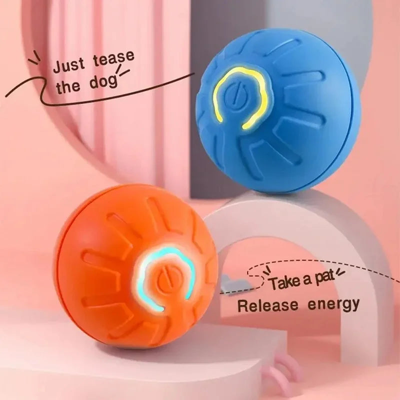 Smart Auto-Moving Dog Ball — USB Rechargeable Interactive Bouncing Toy | TS2K Puppies