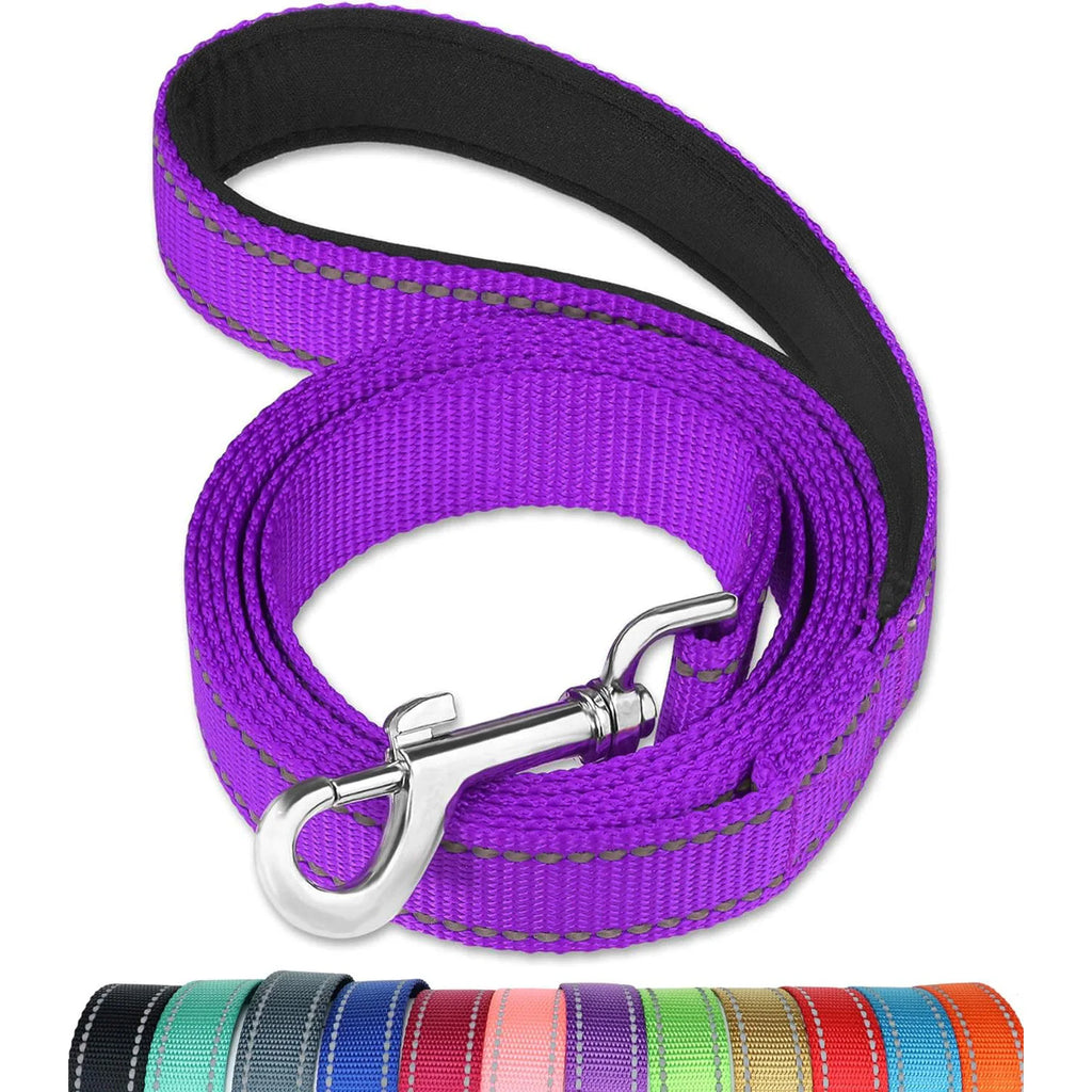Reflective Dog Leash | Soft Padded Handle for Small & Medium Dogs