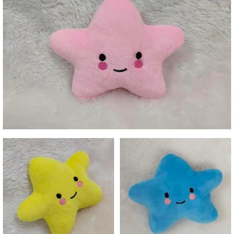 Plush Star Squeaky Dog Toy — Soft Chew & Play Toy for Puppies & Small Dogs | TS2K Puppies