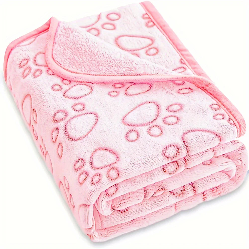 Puppy Blanket — Ultra-Soft Paw Print Dog Blanket