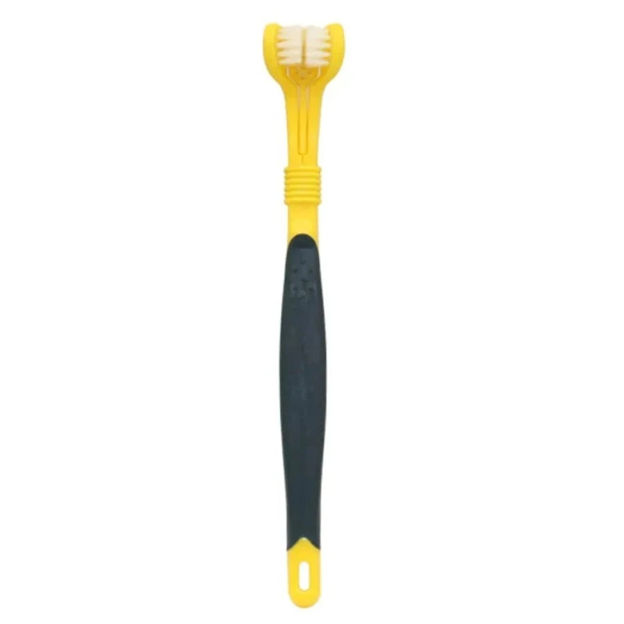 TS2K Puppies 3-Sided Dog Toothbrush