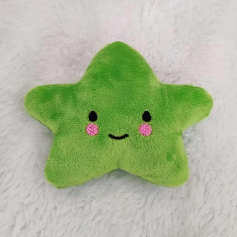 Plush Star Squeaky Dog Toy — Soft Chew & Play Toy for Puppies & Small Dogs | TS2K Puppies