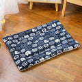 Flannel Pet Sleeping Mat & Dog Bed — Soft Plaid Cushion for Dogs & Cats